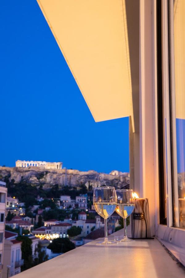 Acrolights By Night Appartamento Atene Esterno foto
