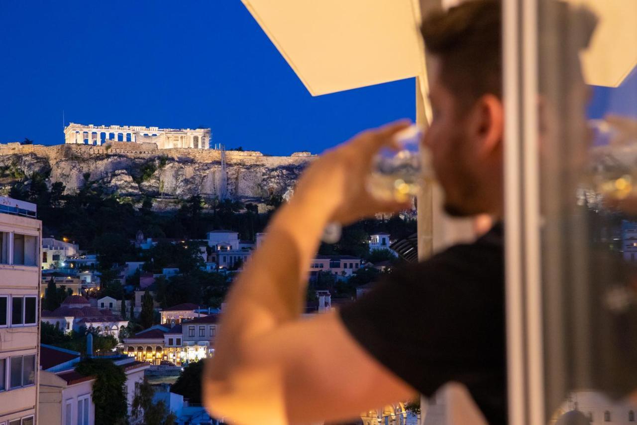 Acrolights By Night Appartamento Atene Esterno foto