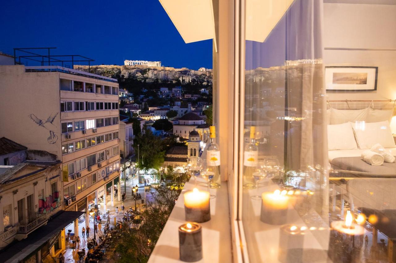 Acrolights By Night Appartamento Atene Esterno foto